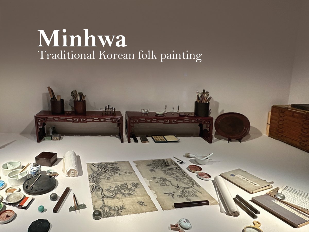Traditional Korean painting materials